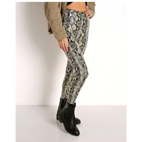 Commando Olive Snake Print Leggings XS - Picture 3 of 8